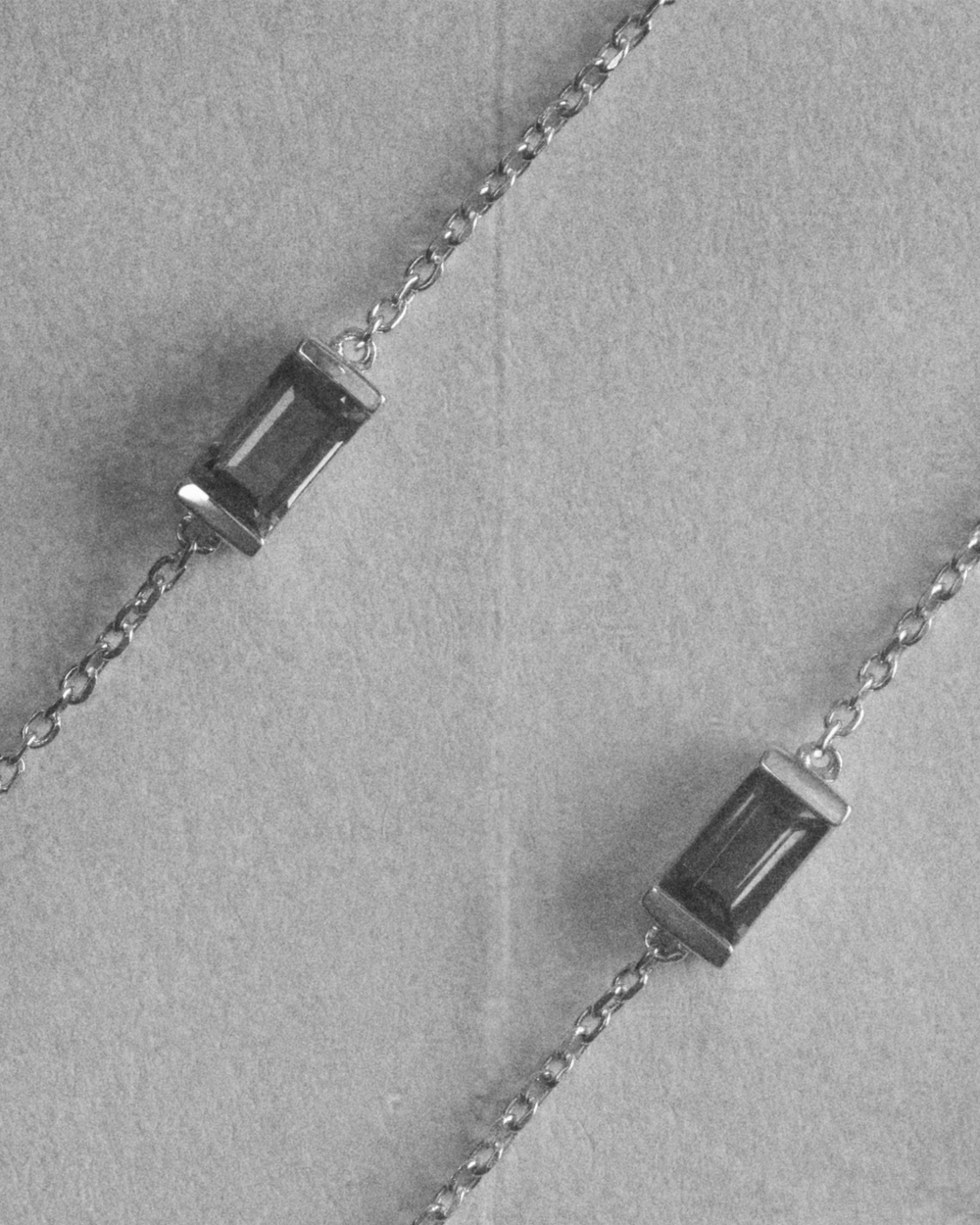 PETITE BIRTHSTONE NECKLACE (STERLING SILVER)