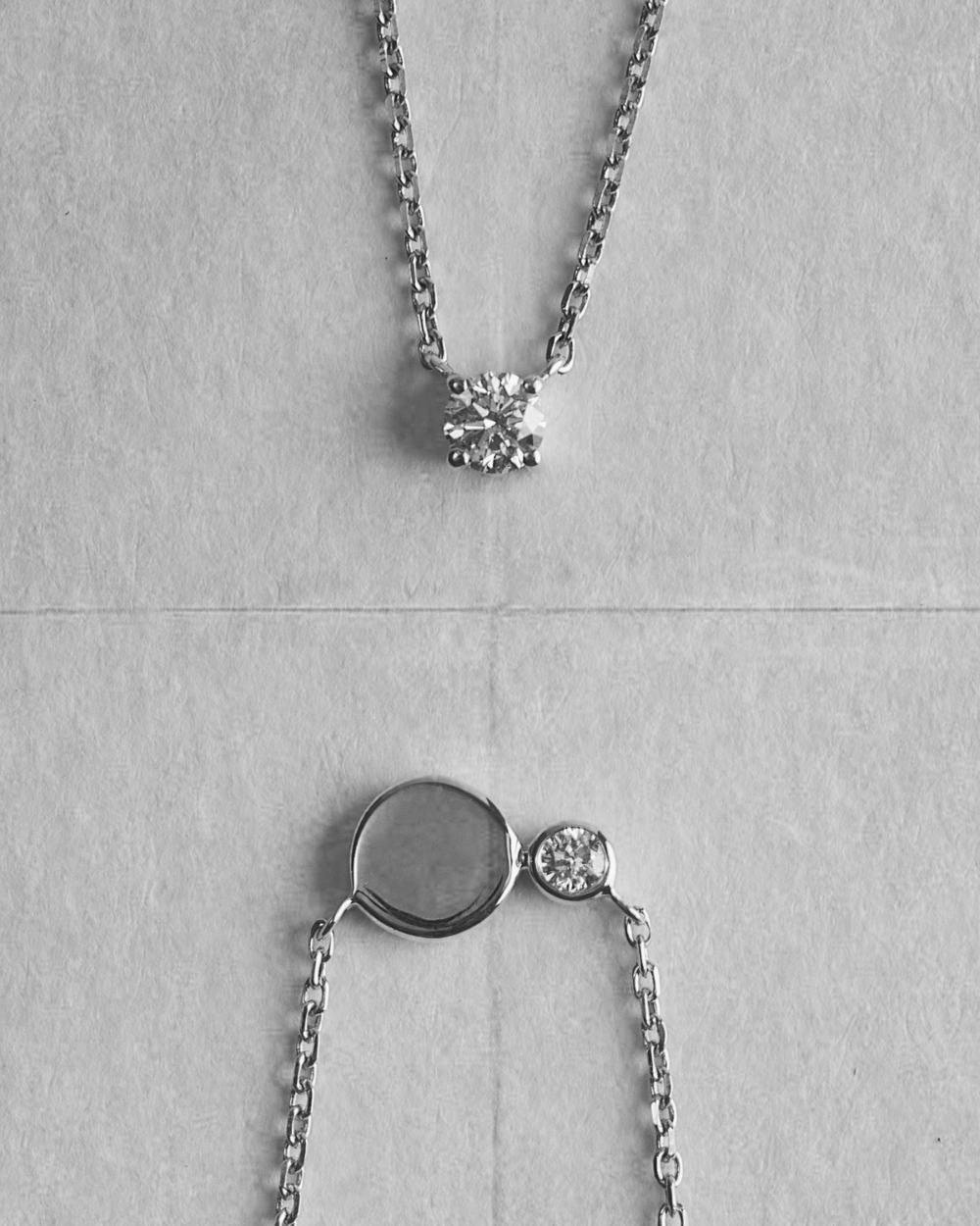 PETITE DIAMOND NECKLACE (9K GOLD)