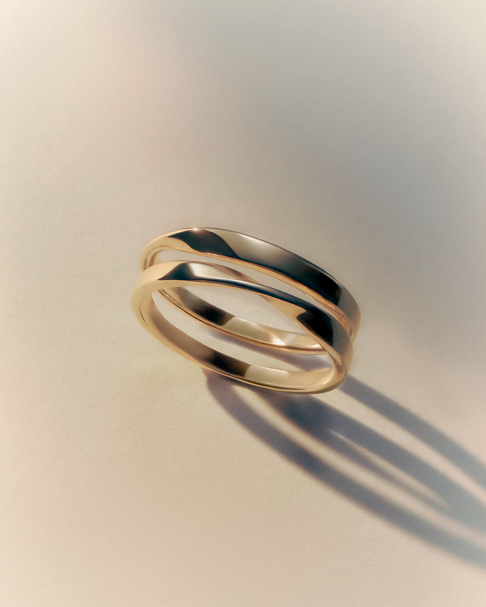 PETITE FOLD RING (9K GOLD) IMAGE 2