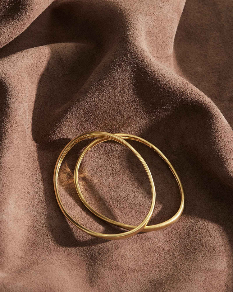 ECHO BANGLE (18K GOLD PLATED)