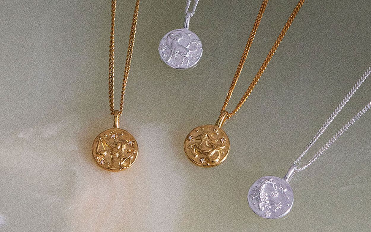 PETITE ZODIAC NECKLACE (STERLING SILVER) IMAGE 5