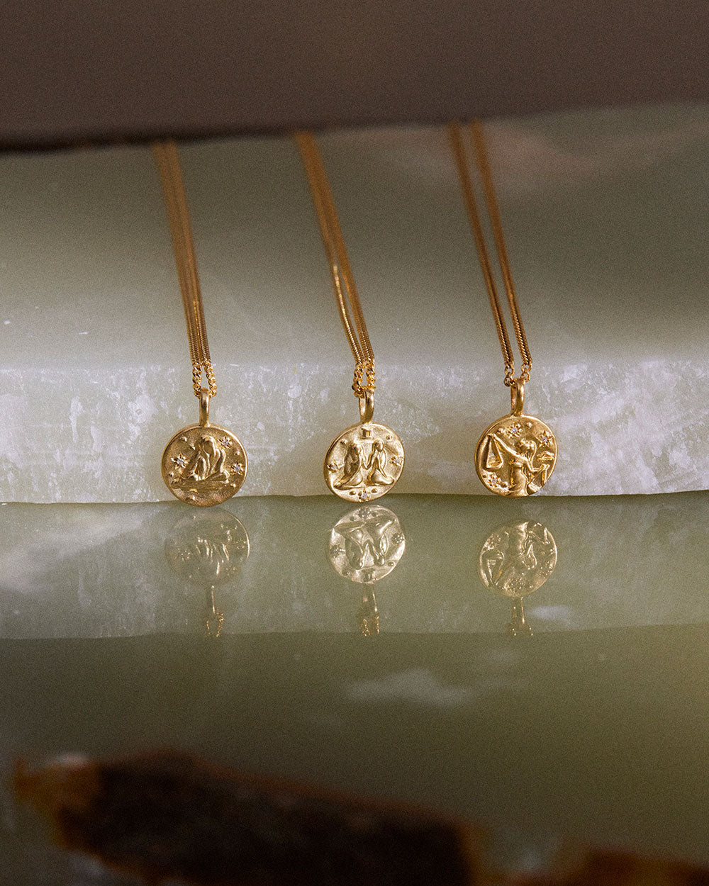 PETITE ZODIAC NECKLACE (18K GOLD VERMEIL) IMAGE 4