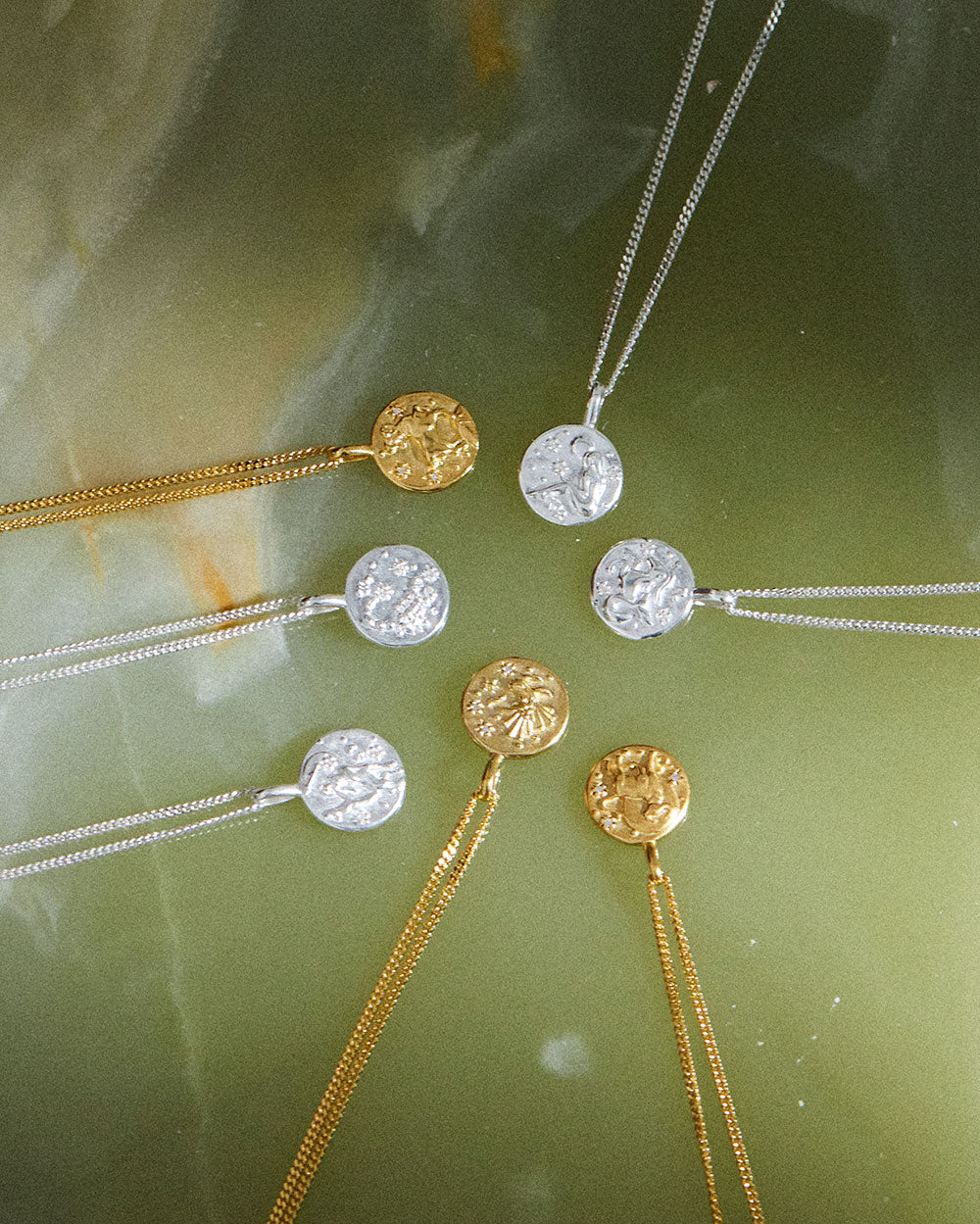 PETITE ZODIAC NECKLACE (STERLING SILVER) IMAGE 4