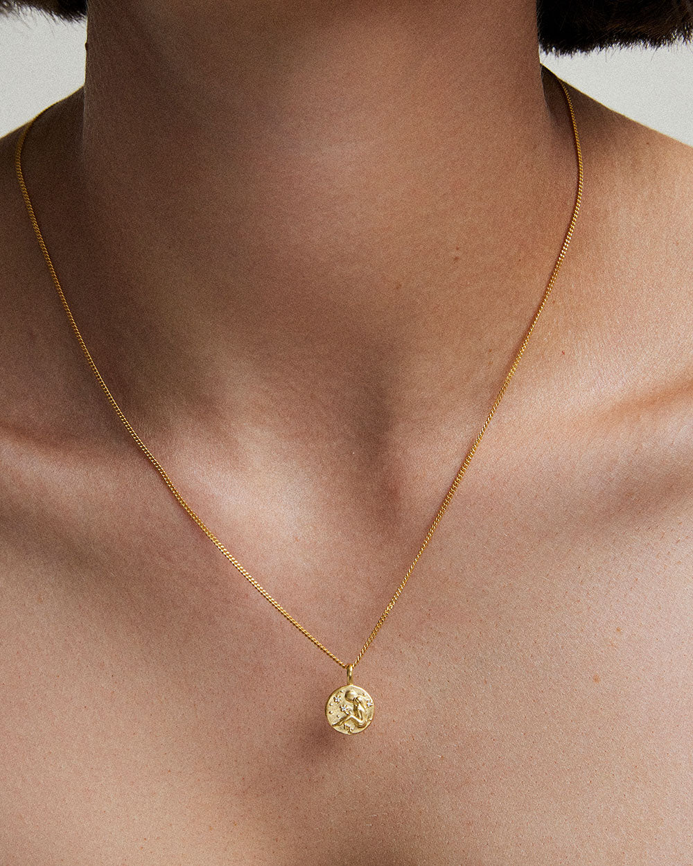 VIRGO PETITE ZODIAC (18K GOLD VERMEIL) IMAGE 3