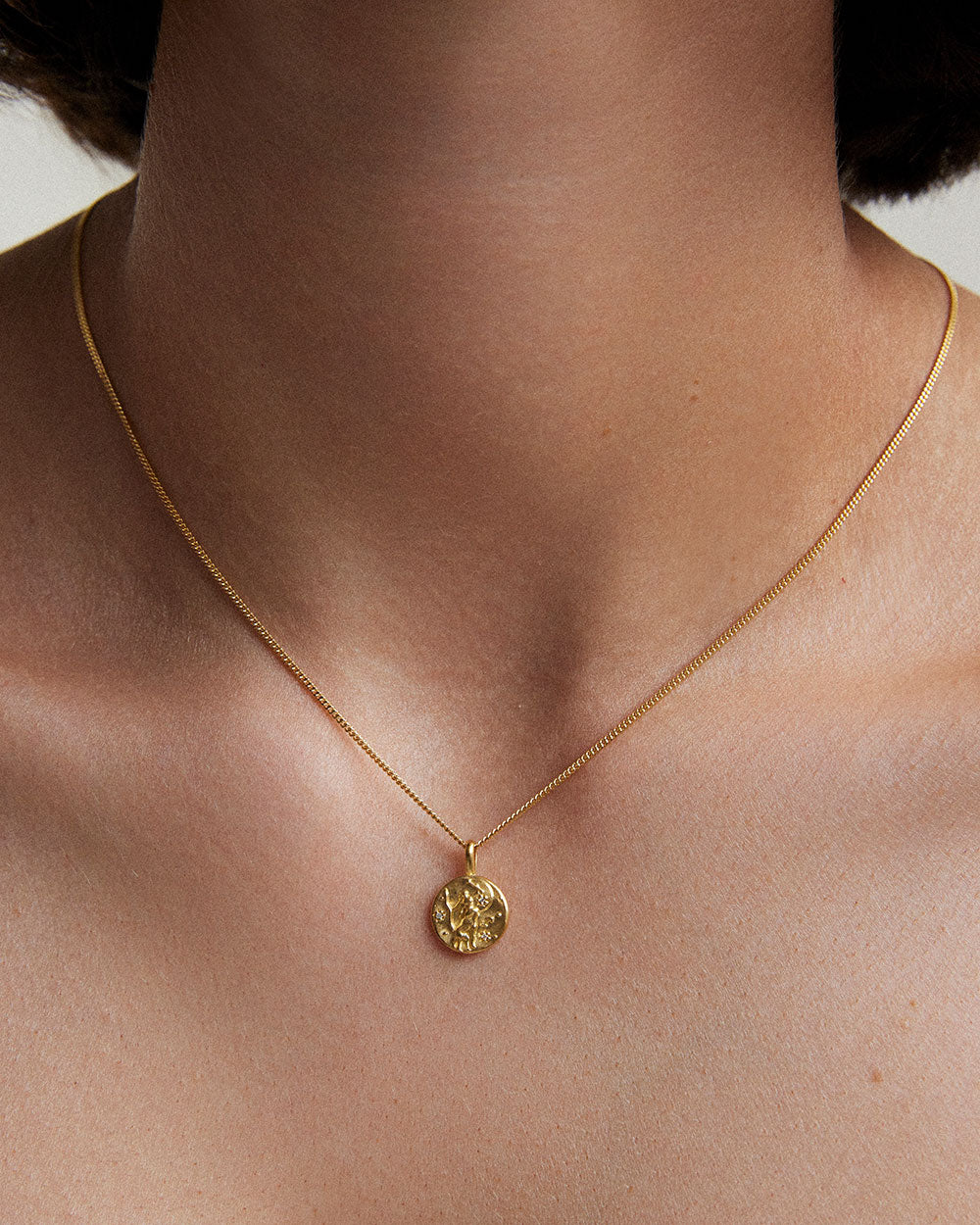 SAGITTARIUS PETITE ZODIAC (18K GOLD VERMEIL) IMAGE 3