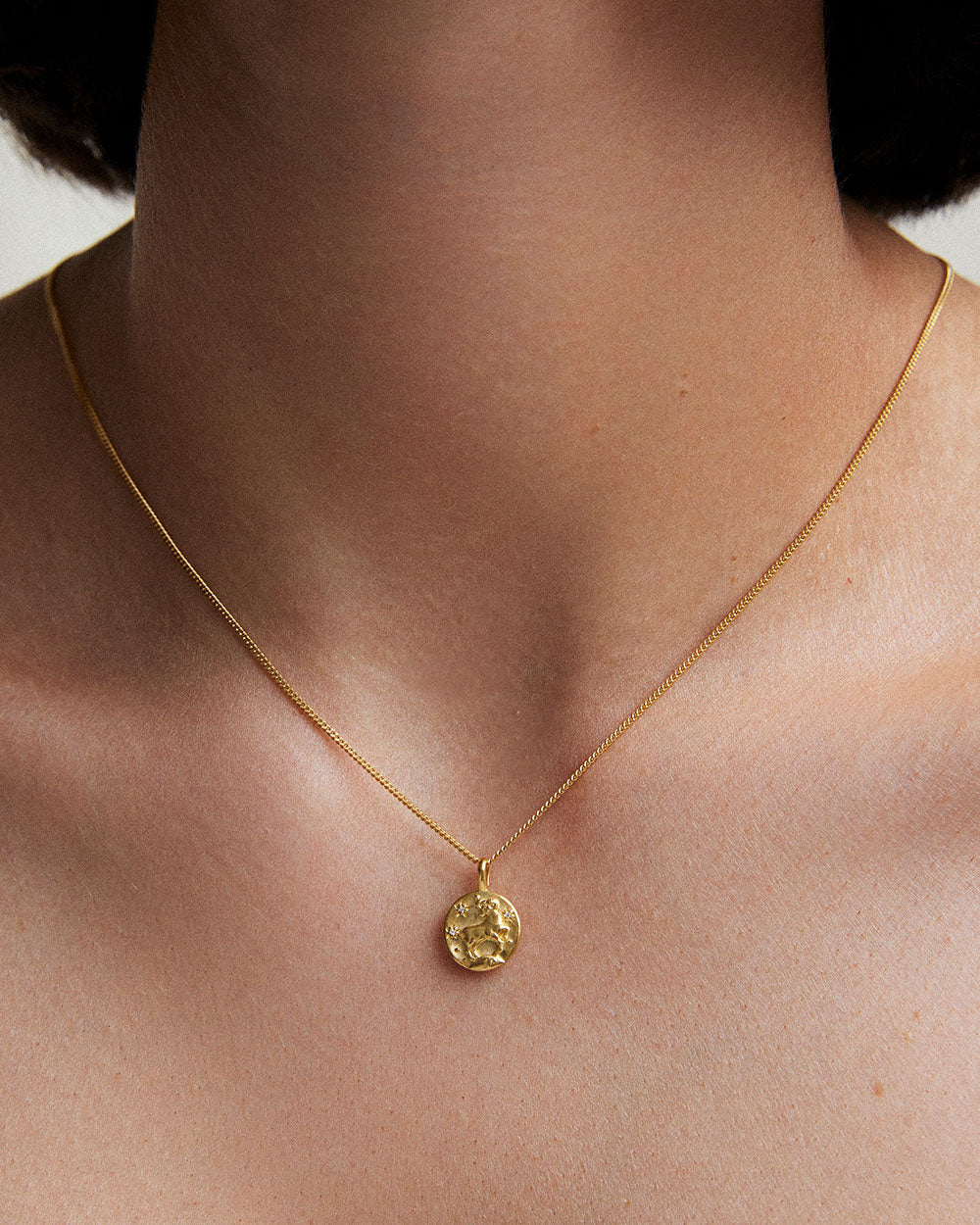ARIES PETITE ZODIAC (18K GOLD VERMEIL) IMAGE 2