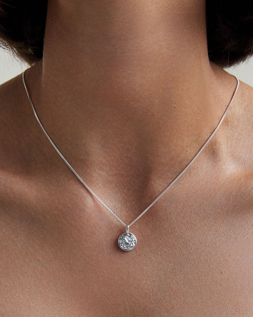 CAPRICORN PETITE ZODIAC (STERLING SILVER) IMAGE 2