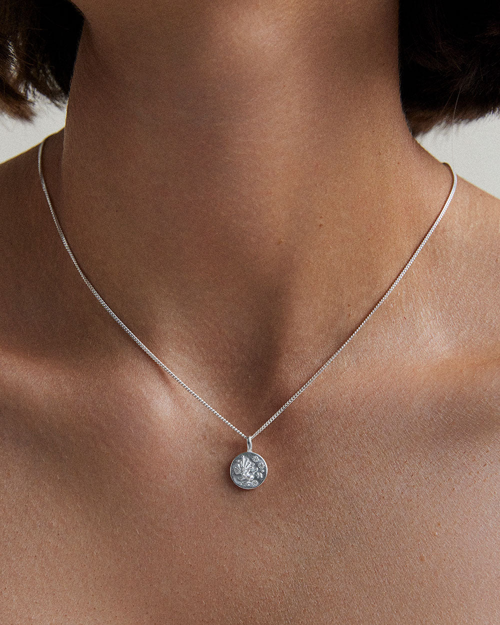 PISCES PETITE ZODIAC (STERLING SILVER) IMAGE 2