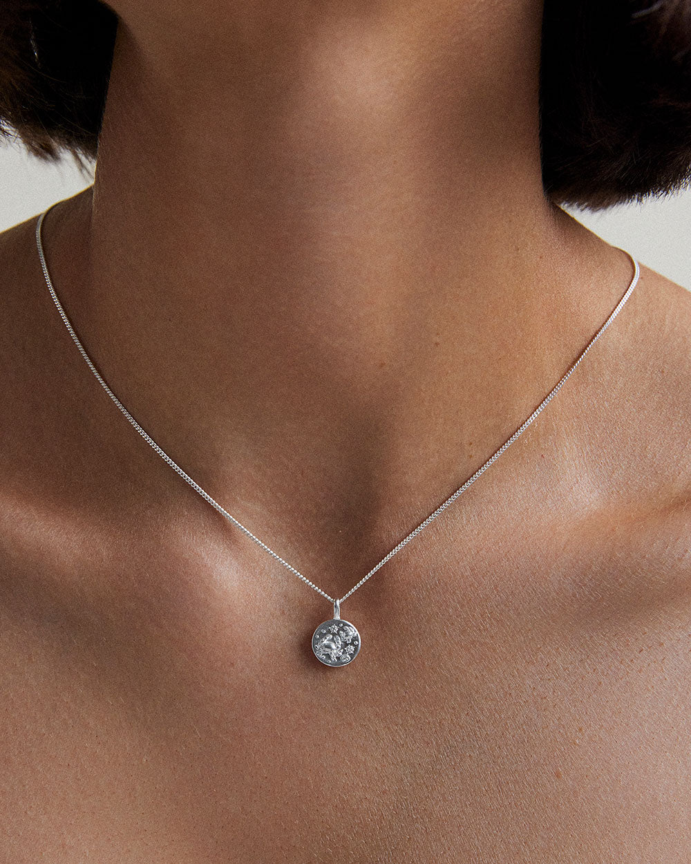 CANCER PETITE ZODIAC (STERLING SILVER) IMAGE 2