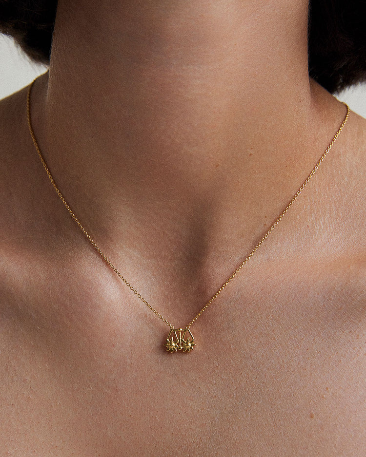 LIBRA STAR SIGN NECKLACE (18K GOLD VERMEIL)