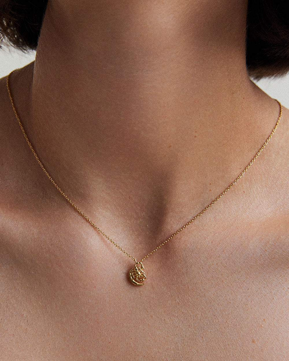 SCORPIO STAR SIGN NECKLACE (18K GOLD VERMEIL) IMAGE 2