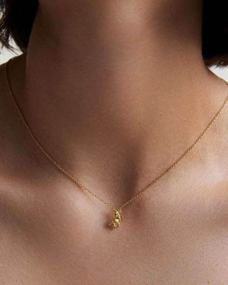 CAPRICORN STAR SIGN NECKLACE (18K GOLD VERMEIL) IMAGE 2