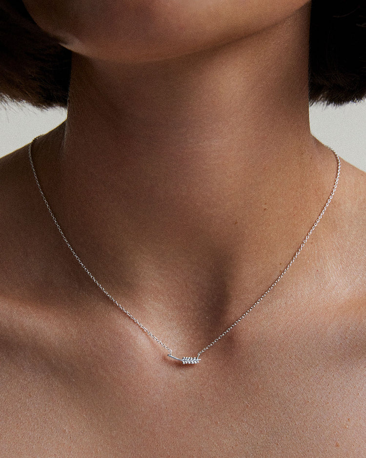 VIRGO STAR SIGN NECKLACE (STERLING SILVER) IMAGE 2