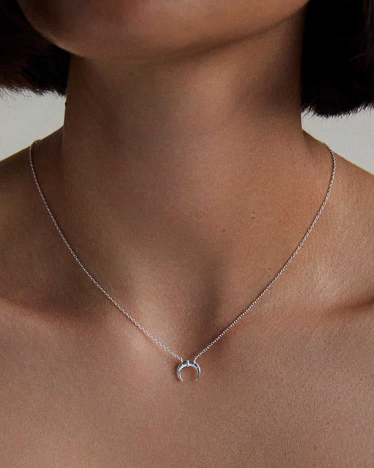TAURUS STAR SIGN NECKLACE (STERLING SILVER) IMAGE 2