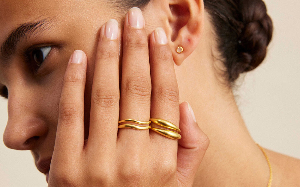 ONDA RING (18K GOLD VERMEIL) IMAGE 5