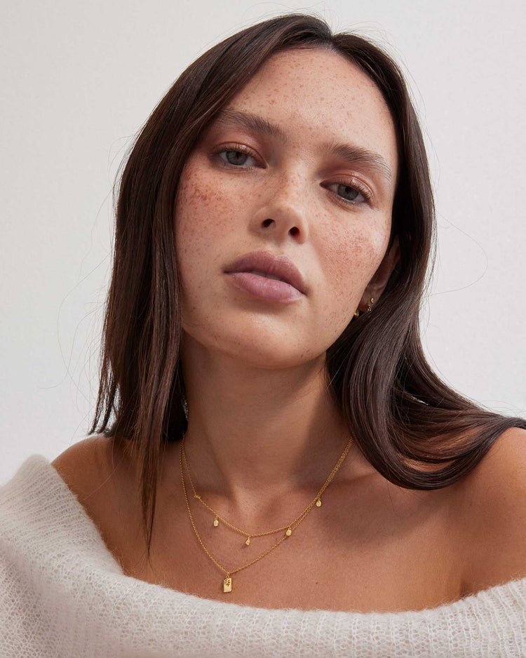 GUIDING STAR NECKLACE (18K GOLD VERMEIL)
