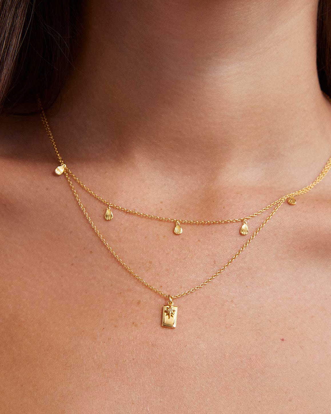 GUIDING STAR NECKLACE (18K GOLD VERMEIL) IMAGE 3