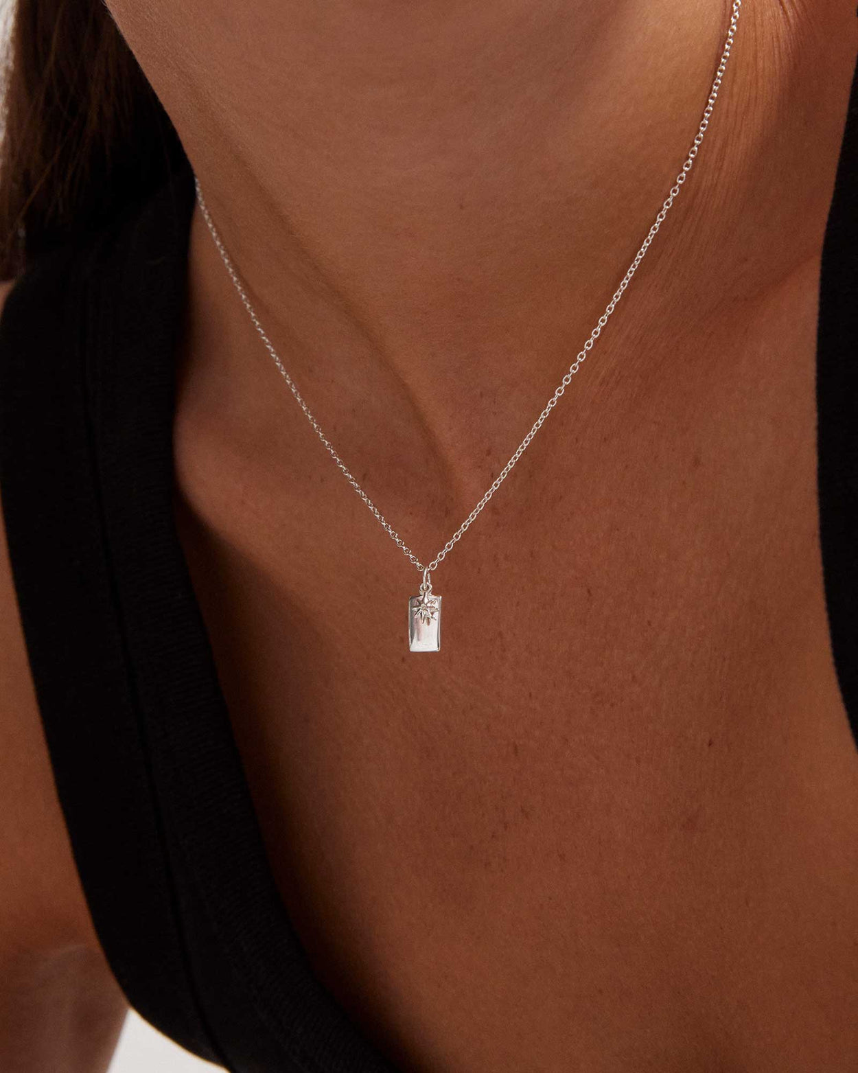 GUIDING STAR NECKLACE (STERLING SILVER) IMAGE 2