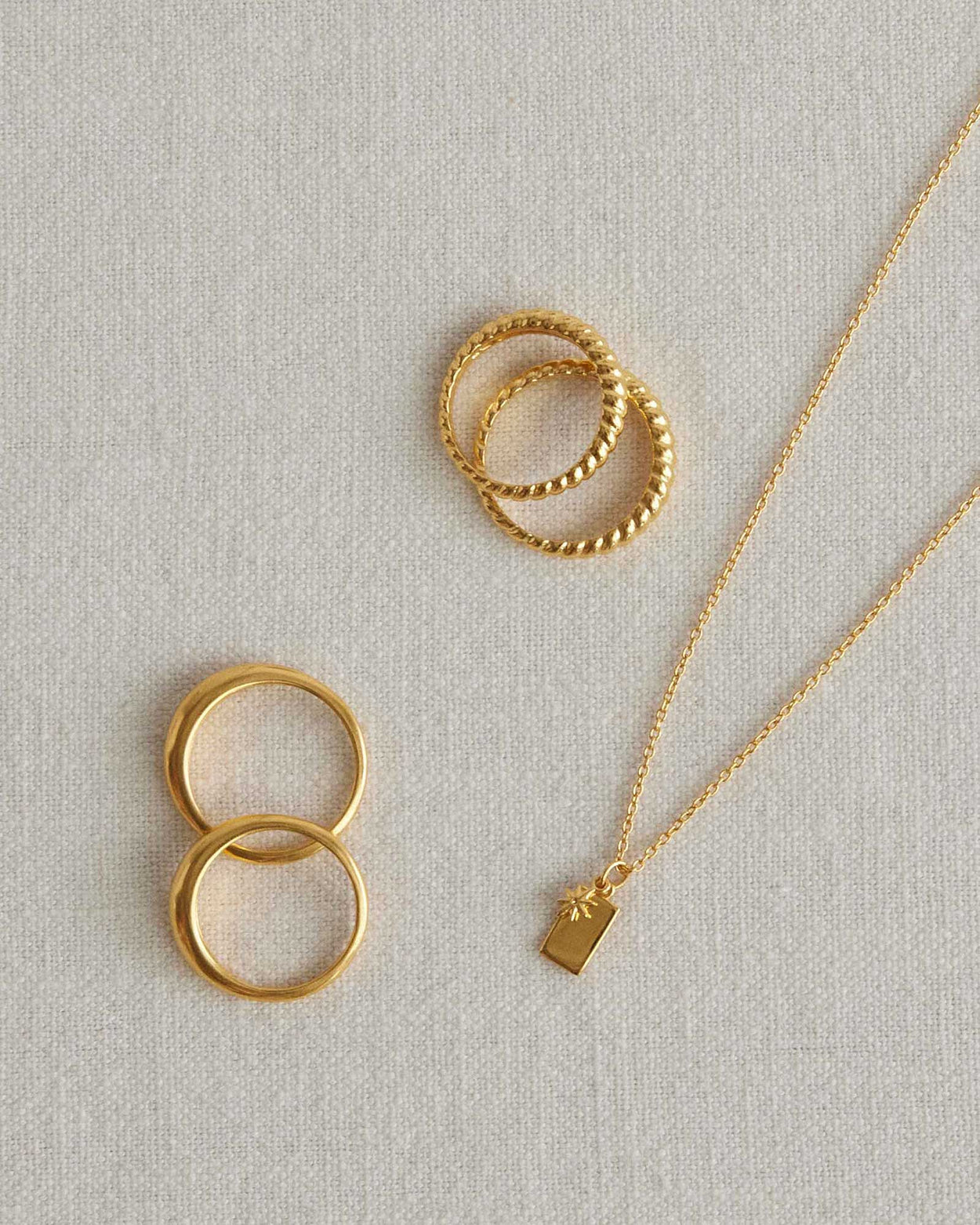 GUIDING STAR NECKLACE (18K GOLD VERMEIL) IMAGE 4