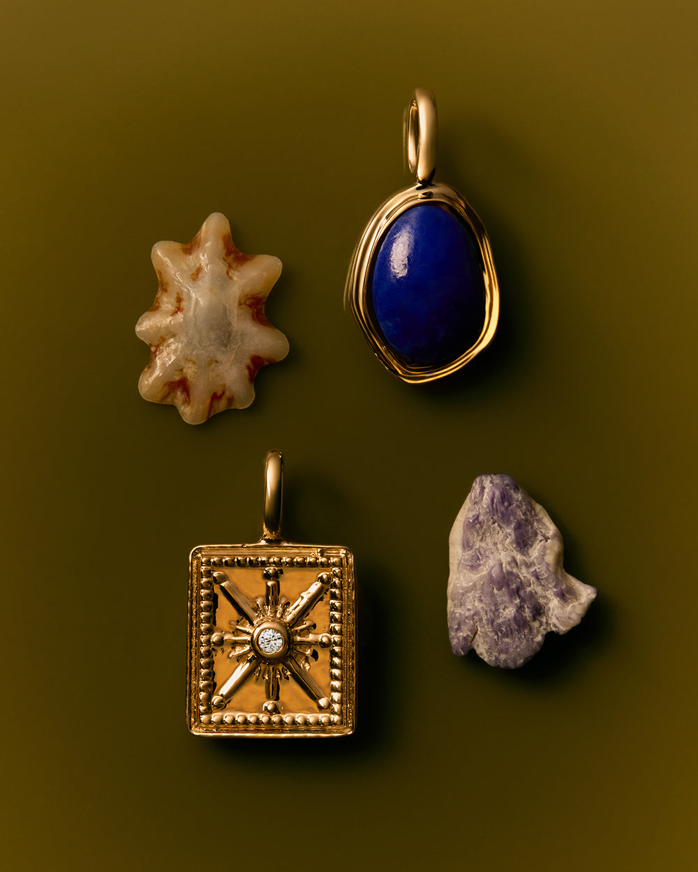 TRUE NORTH CHARM (9K GOLD) IMAGE 3