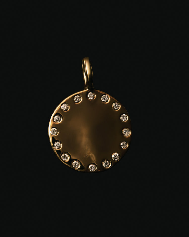 SOLAR CHARGE DIAMOND CHARM (9K GOLD) IMAGE 2