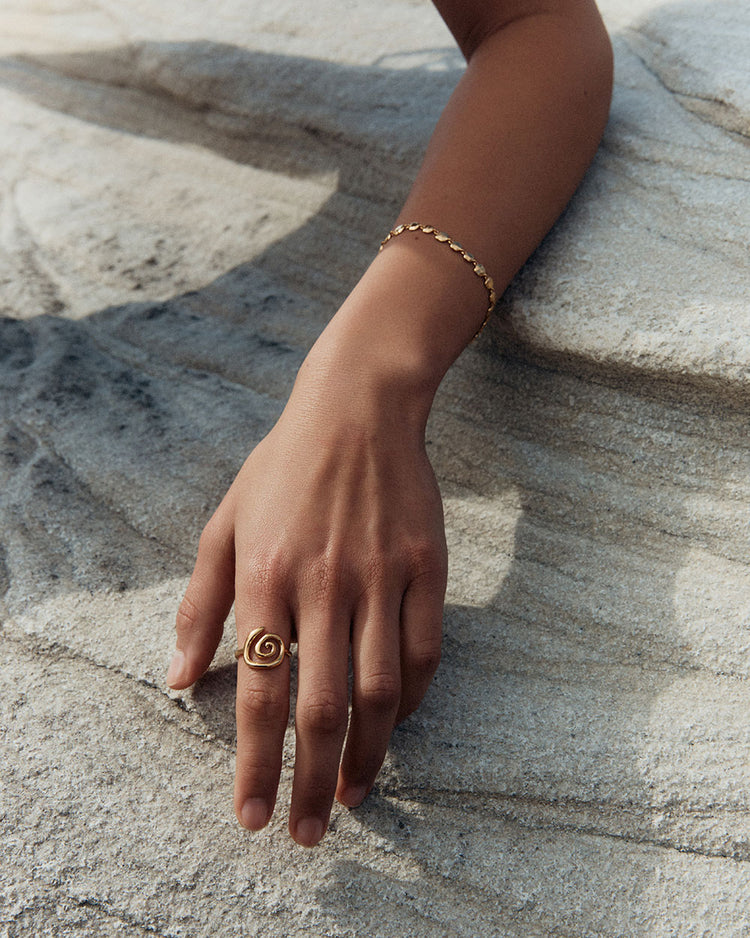 SWEET ESCAPE RING (18K GOLD PLATED) IMAGE 3