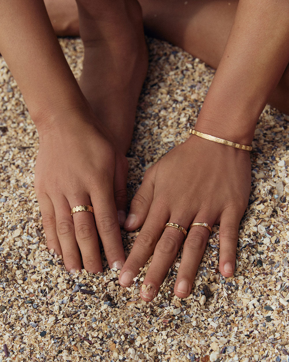 COLLIDE RING (18K GOLD PLATED) IMAGE 6