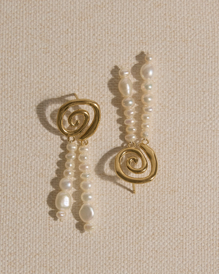 SWEET ESCAPE EARRINGS (18K GOLD PLATED) IMAGE 3