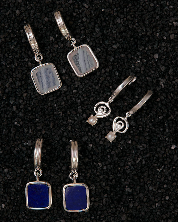 SWEET ESCAPE HOOPS (STERLING SILVER) IMAGE 2