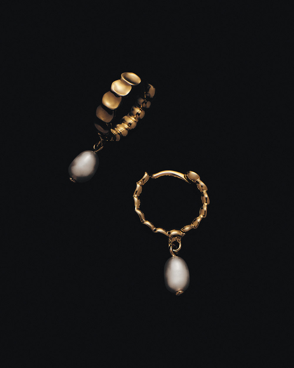 VACATION FINE HOOPS (9K GOLD) IMAGE 2