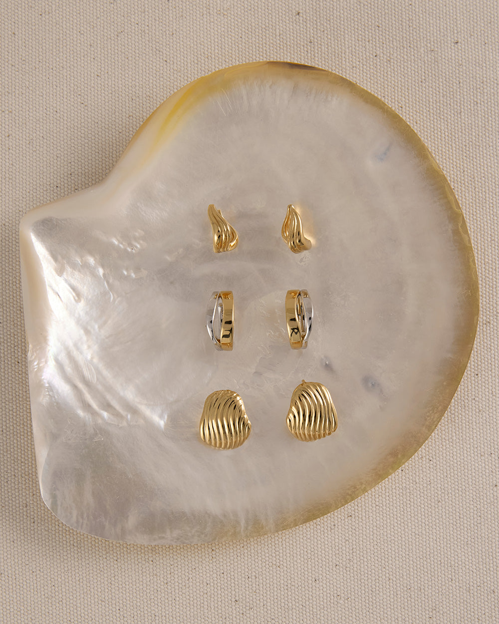 FLUX HOOPS (MIXED METAL) IMAGE 4