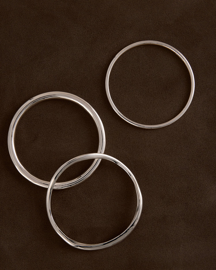 WITHIN MOTION TUBE BANGLE (STERLING SILVER)