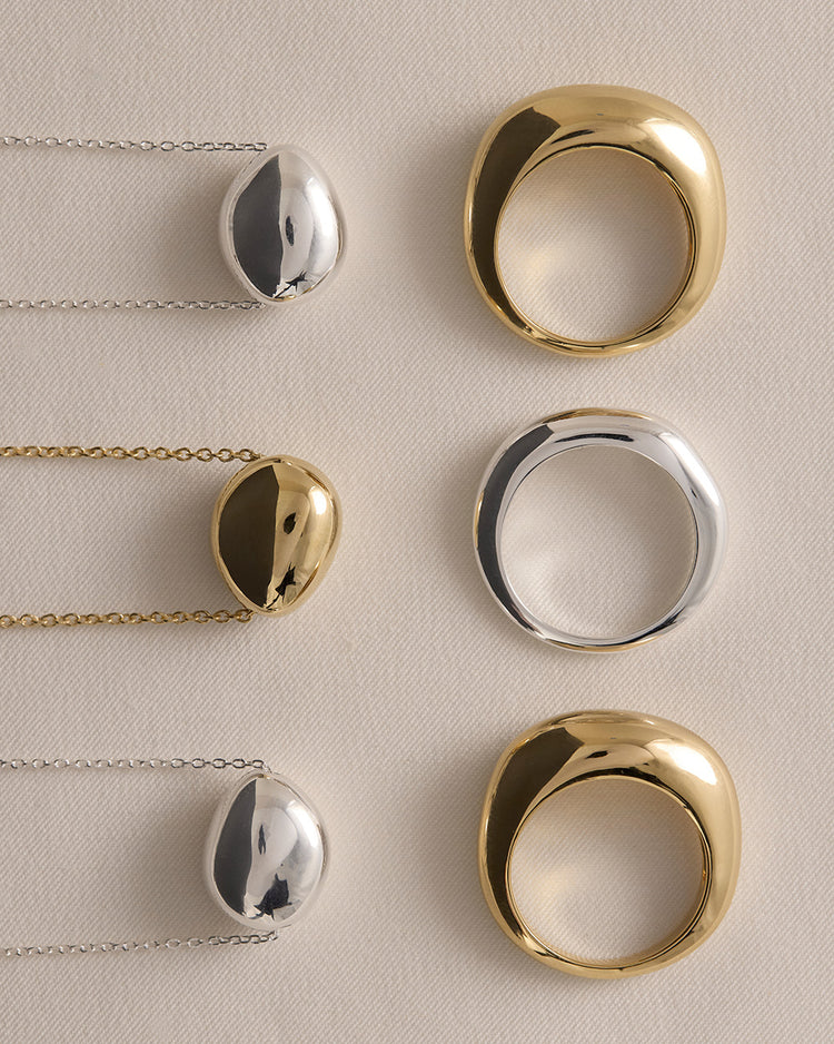 WITHIN MOTION DOME RING (18K GOLD PLATED)