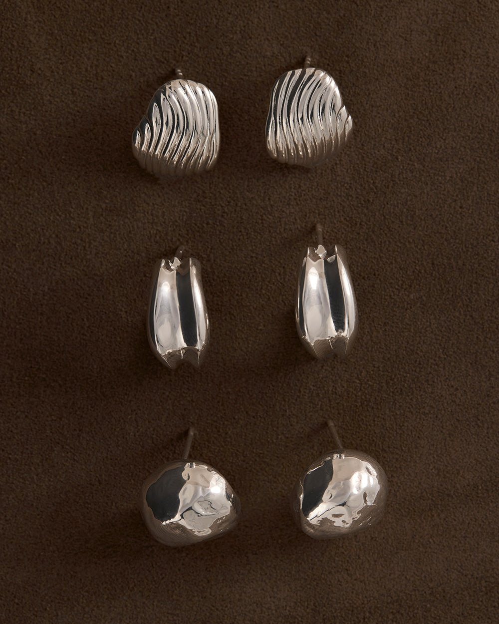 PRESENCE HOOPS (STERLING SILVER) IMAGE 4