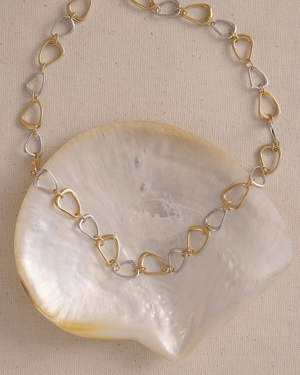 FLUX NECKLACE (MIXED METAL) IMAGE 4