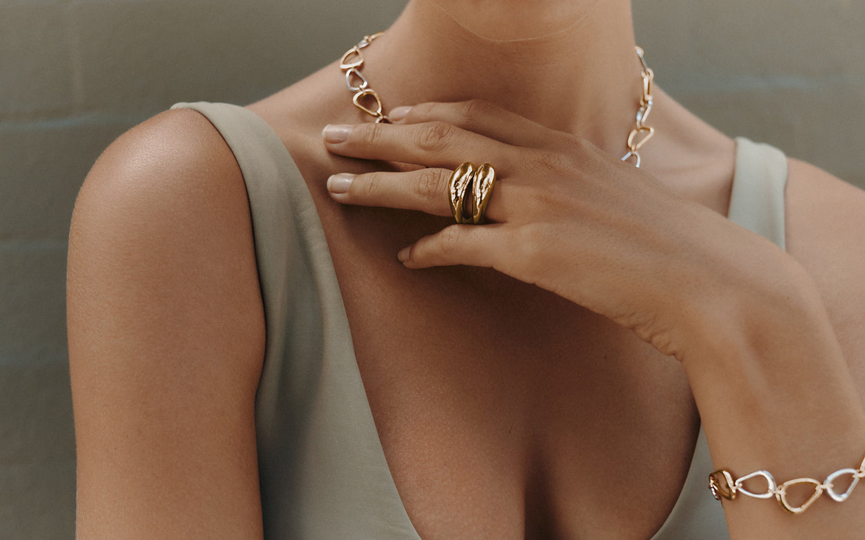 WITHIN MOTION DOME RING (18K GOLD PLATED) IMAGE 5