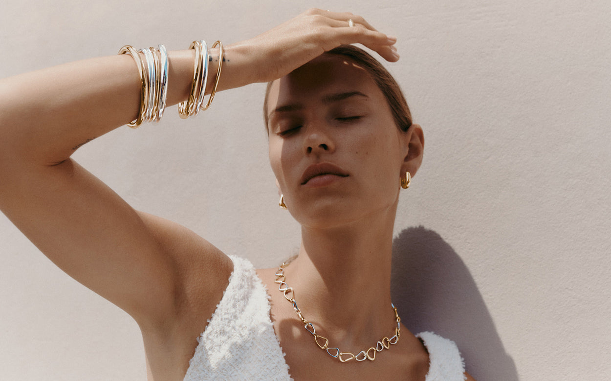 WITHIN MOTION TUBE BANGLE (18K GOLD PLATED) IMAGE 5