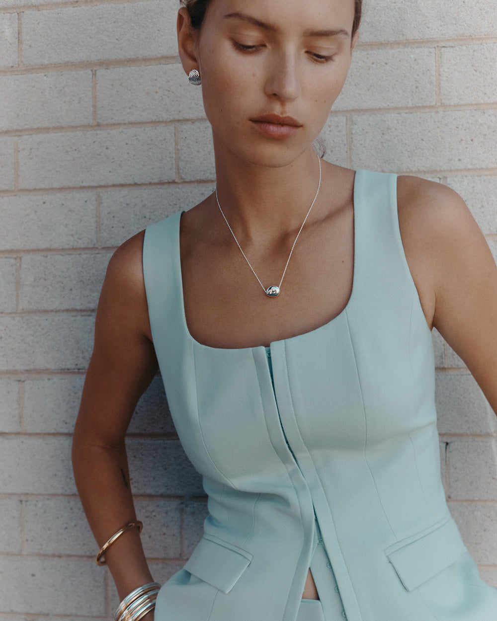 WITHIN MOTION NECKLACE (STERLING SILVER) IMAGE 3