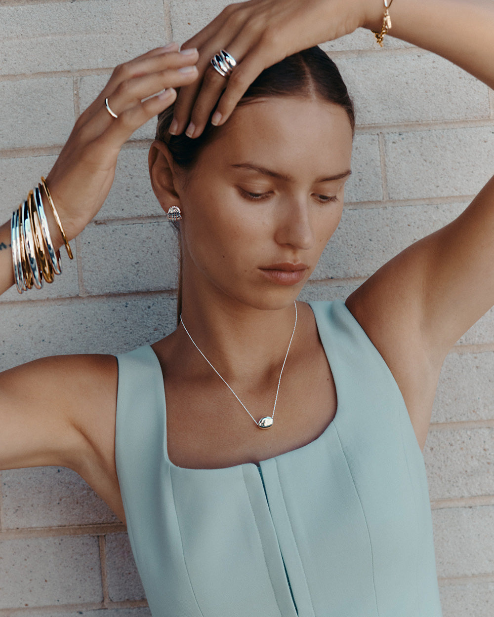 WITHIN MOTION NECKLACE (STERLING SILVER) IMAGE 2