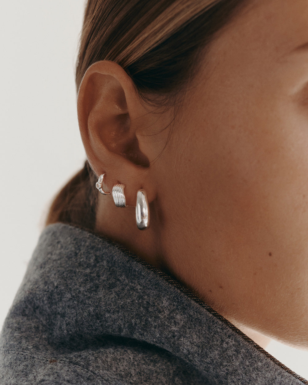 WITHIN MOTION HOOPS (STERLING SILVER) IMAGE 2
