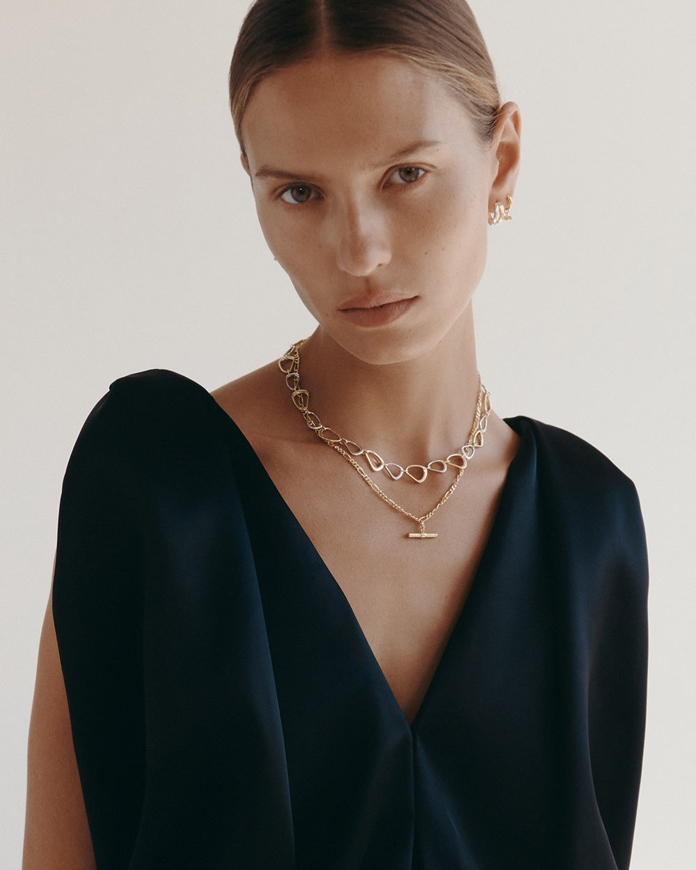 FLUX NECKLACE (MIXED METAL) IMAGE 3