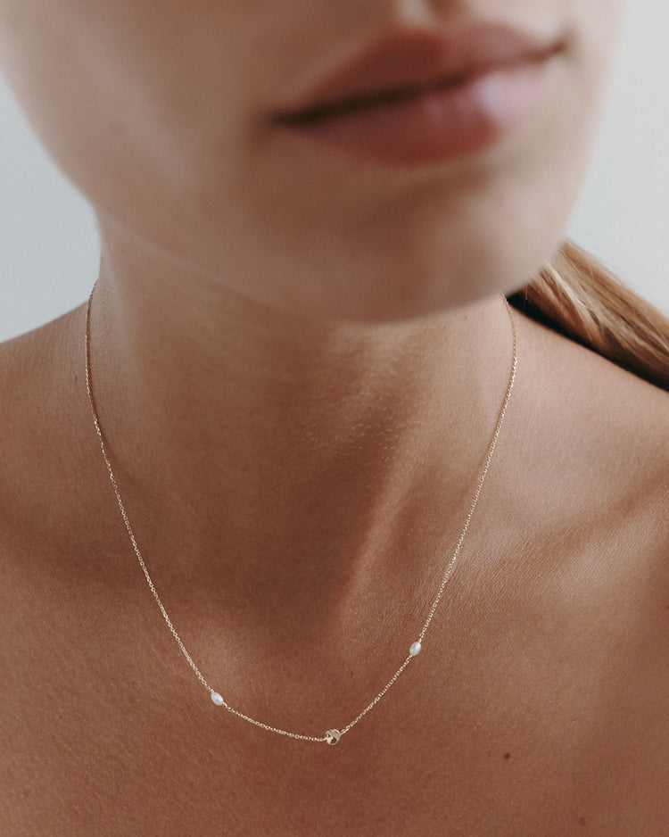 VACATION FINE NECKLACE (9K GOLD)