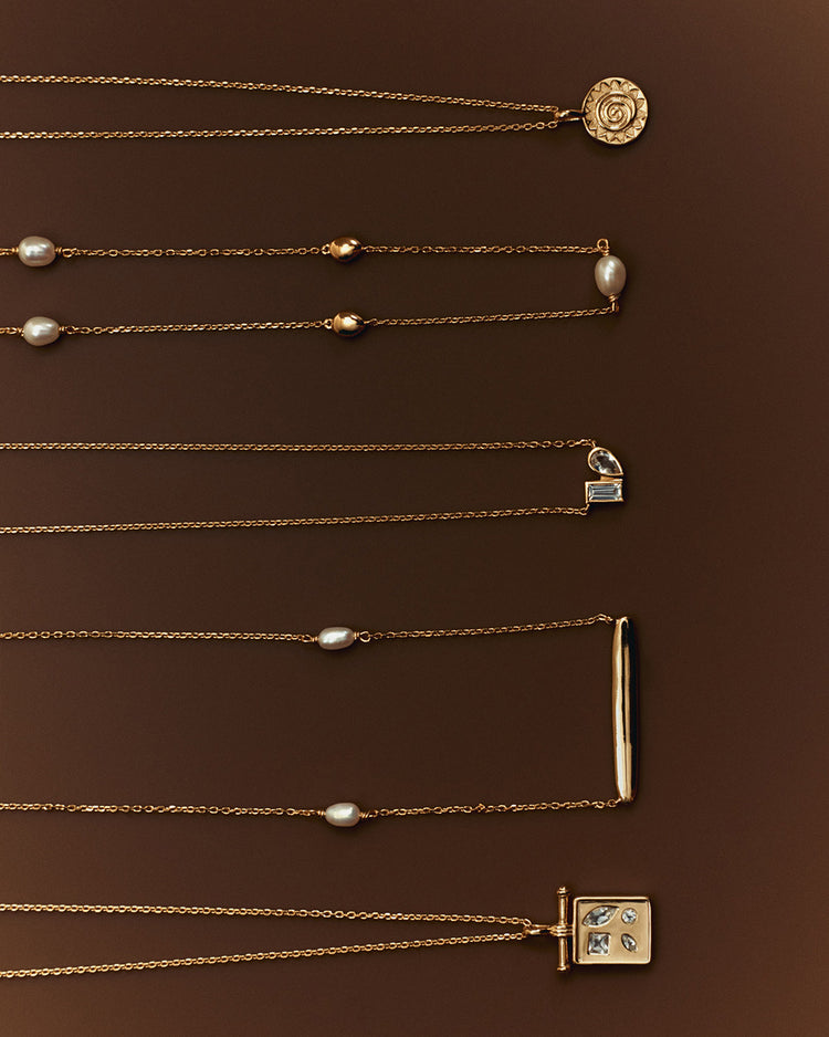SOLARA COIN NECKLACE (18K GOLD VERMEIL)