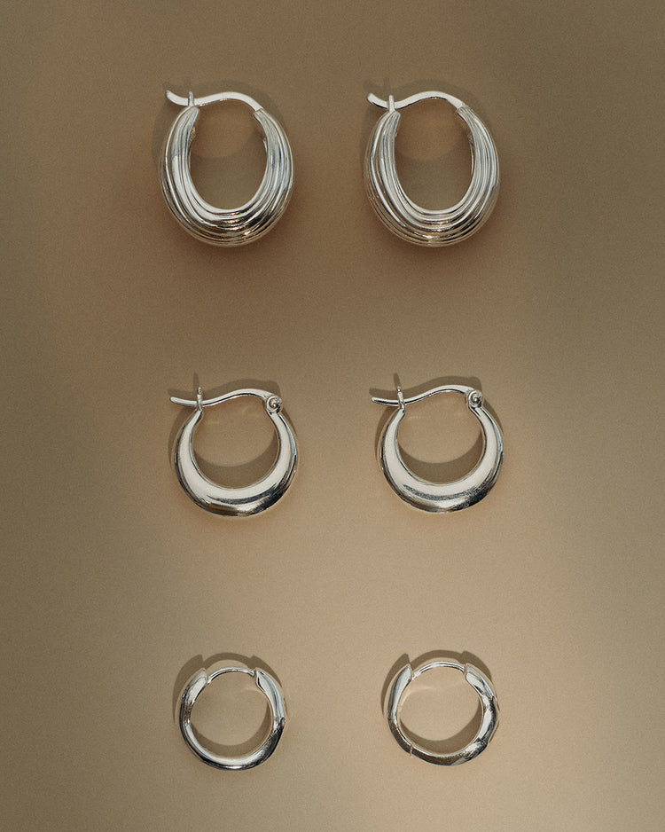 MONDO HOOPS (STERLING SILVER)