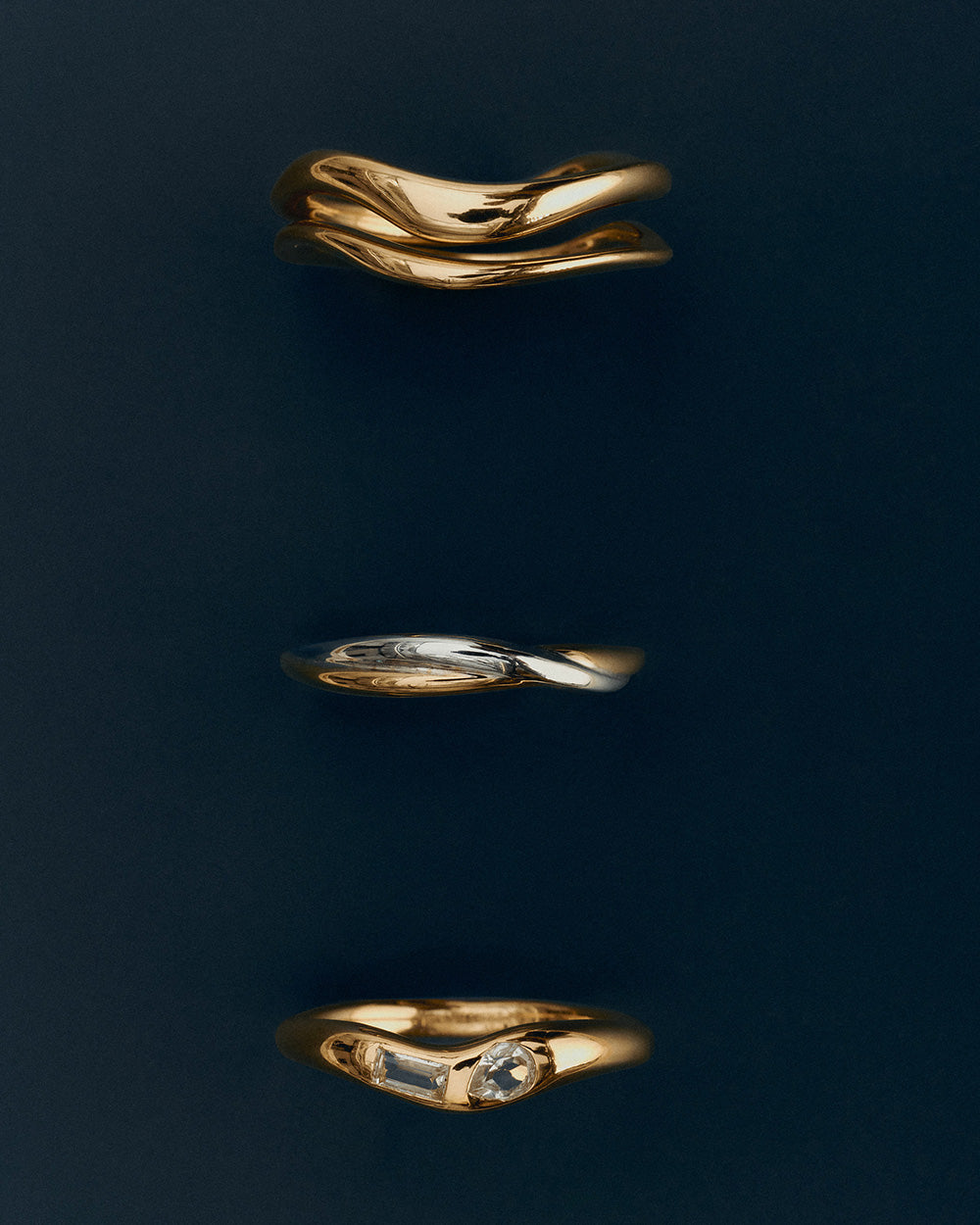 HALCYON RING (MIXED METAL) IMAGE 2