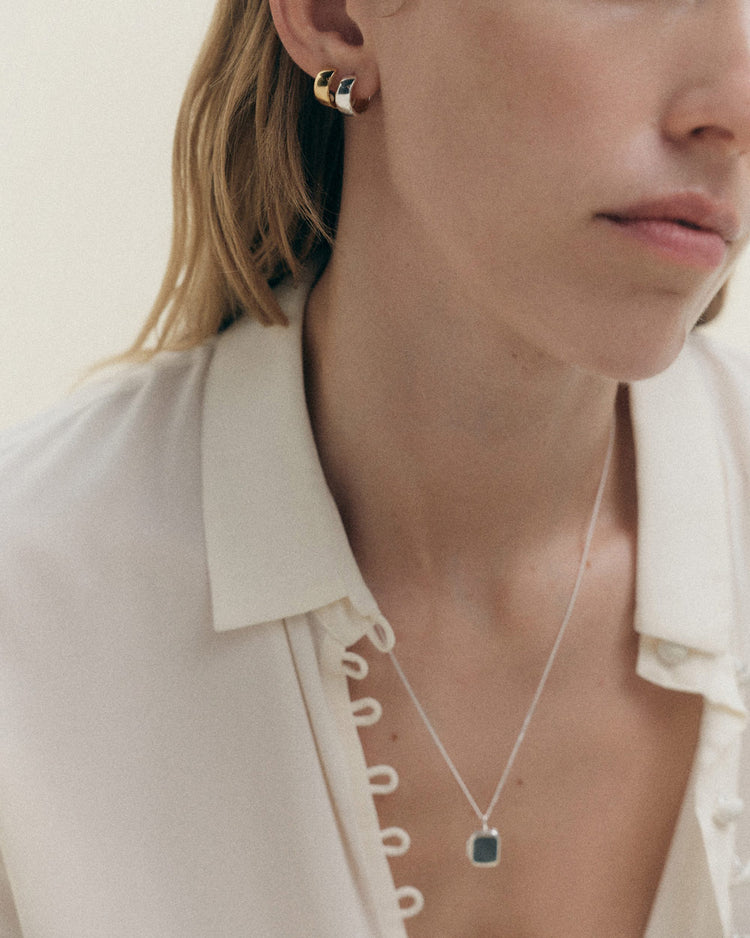 VERA HOOPS (STERLING SILVER)