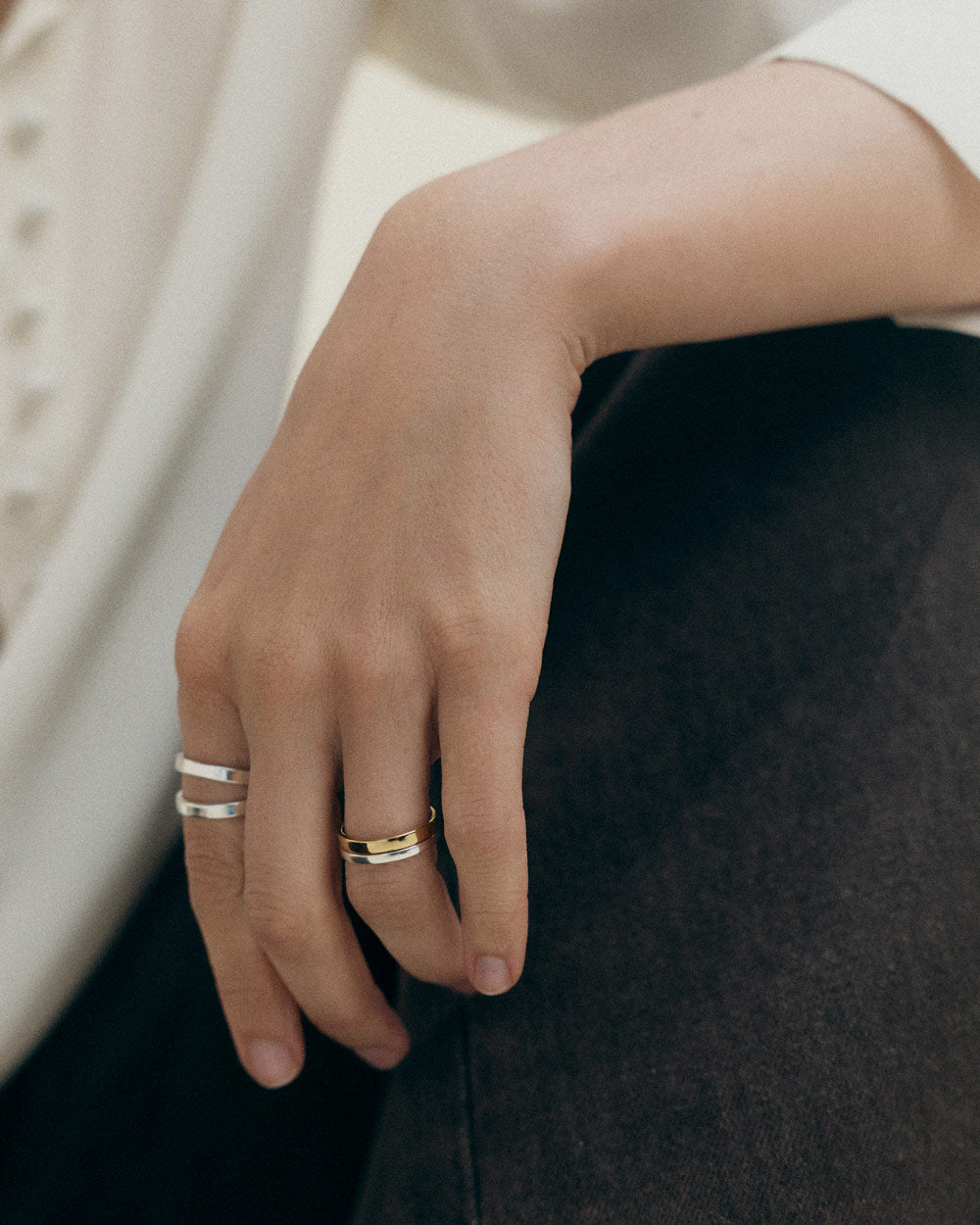 CONTOUR RING (STERLING SILVER)