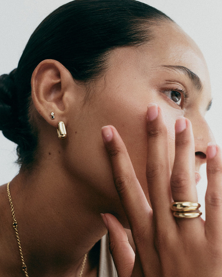 RITUAL DOME RING (18K GOLD PLATED)