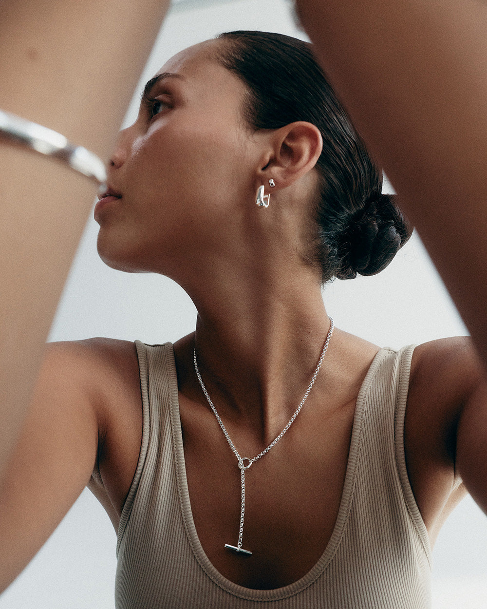 SYMPHONY HOOPS MEDIUM (STERLING SILVER)