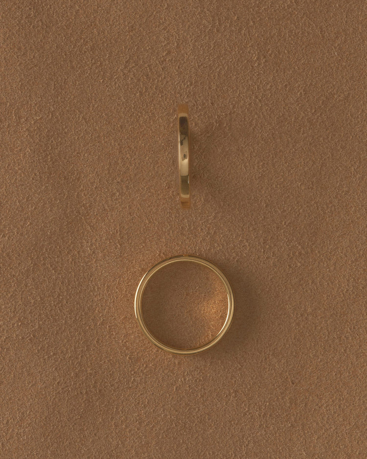 CONTOUR SLIM RING (18K GOLD VERMEIL)